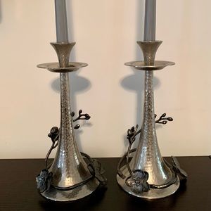 Michael Aram Black Orchid Candleholders